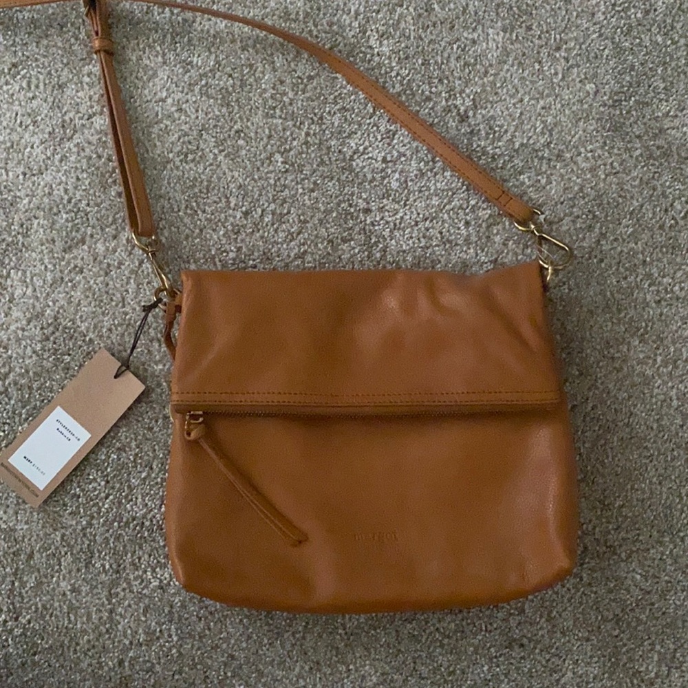 Margot Leather Brown Crossbody